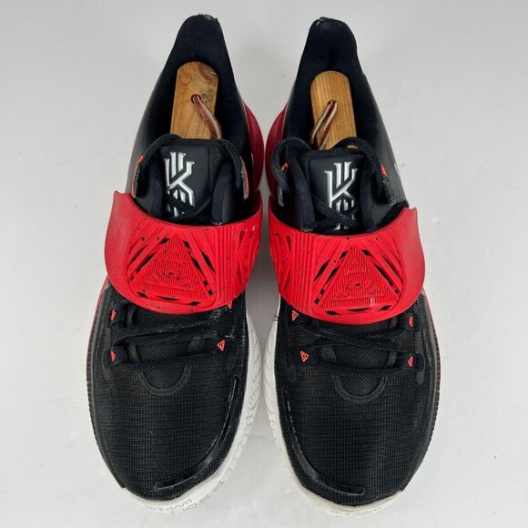 Nike Mens CW6228-001 Black University Red Kyrie 3 Team Size 9 Basketball Shoes - Picture 4 of 10